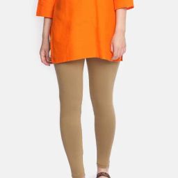 Dollar Missy Brown Cotton Leggings-image-65