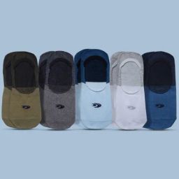 Allen cooper Multicolor Mid Ankle Socks - Pack of 5-image-42