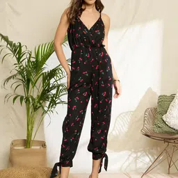 Berrylush Printed Capri Jumpsuit-image-7