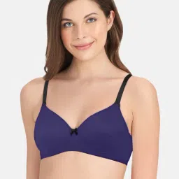 Amante Blue Non Wired Padded T-Shirt Bra-picture-42