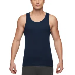 XYXX Blue Regular Fit Vest-37