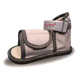 AccuSure Adjustable & Lightweight Cast Shoe Support Covering Cast/Plaster - XL (Grey)-image-32