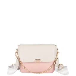 Lino Perros Pink Solid Medium Sling Handbag-picture-42