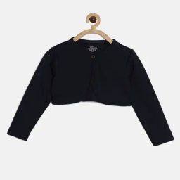 Kryptic Kids Navy Cotton Regular Fit Full Sleeves Shrug-image-92