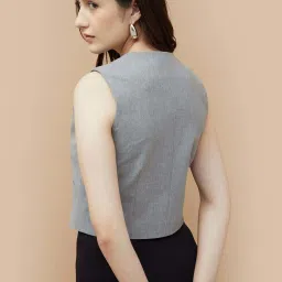 Code by Lifestyle Grey Plain Jacket image 2