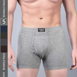 Dollar Bigboss Assorted Cotton Regular Fit Trunks - Pack Of 5-picture-13