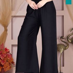 Vivika Women 2 Flared Palazzos-image-45