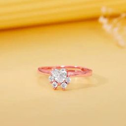 GIVA 925 Sterling Silver Rose Gold Ring for Women-image-94