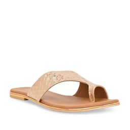 Rocia by Regal Women's Rose Gold Toe Ring Sandals-image-39