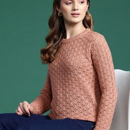 DressBerry Women Open Knit Acrylic Pullover-picture-35