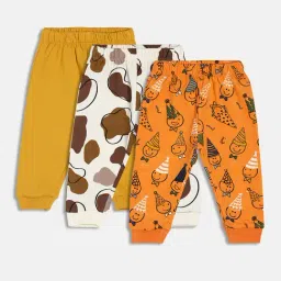 MINIKLUB Kids Multicolor Printed Pants (Pack Of 3)-image-75