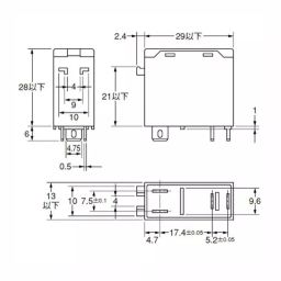 Omron Power Mos Fet Relay DC 24 V, G3RZ-201SLN DC24-20