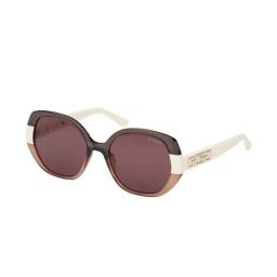 Guess GUS79115520YSG Purple UV Protected Hexagon Sunglasses for Women-15