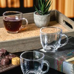 Goodhomes Transparent Glass Coffee Mug - Set of 6-image-85