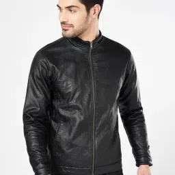 Sf Jeans By Pantaloons Jet Black Regular Fit Jacket-image-33
