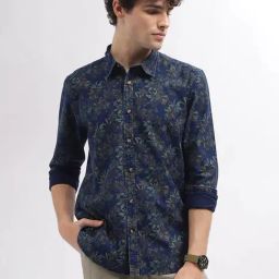 Iconic Men Printed Regular Fit Cotton Shirt-32