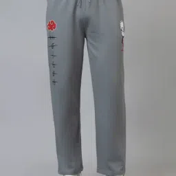 Free Authority Grey Regular Fit Plain Joggers-image-21