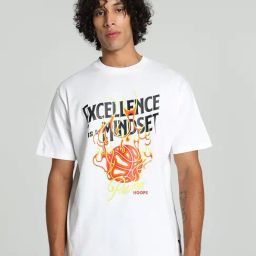 Puma HOOPS White Cotton Regular Fit Printed Sports T-Shirt-image-11