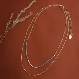 Accessorize London Layered Mini Bead Necklace-picture-24