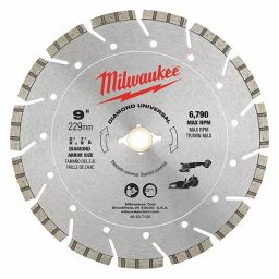 Milwaukee Diamond Segmented Cutting Blade 7/8 inch Arbor Size, 56LA66-33