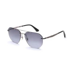 Police Grey UV Protected Aviator Sunglasses for Men SPLF68K60508SG-image-64