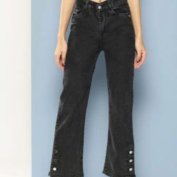 Aarika Black Denim Solid Jeans-image-65