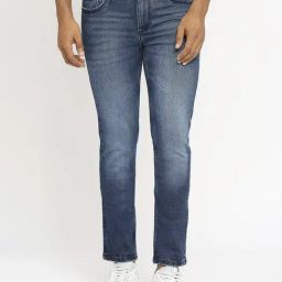 Basics Blue Slim Fit Jeans-picture-26