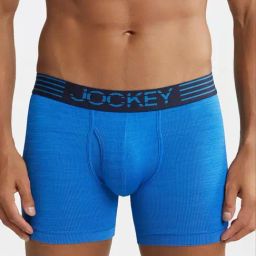 Jockey MM06 Royal Blue Microfiber Mesh Elastane Stretch Boxer Briefs with Stay Dry Technology-picture-12