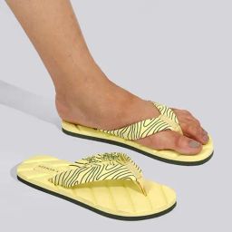 Neemans Women's Yellow Flip Flops-21