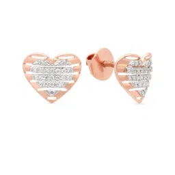 Malabar Gold and Diamonds 18k Rose Gold Stud Earrings-picture-42