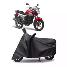 Auto Pearl Polyester Two Wheeler Cover for Yamaha SZ X (Grey)-image-51