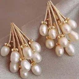 Amrav Leaf Shaped Drop Earrings-15