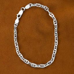 Clara Pure 925 Sterling Silver Soren Bracelet for Men and Boys-image-2