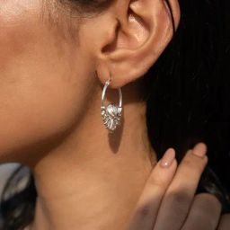Shaya 925 Silver Shell We Swim Earrings-image-21