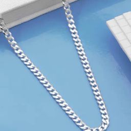 Zavya The Classic Silver-Plated Linkage 925 Sterling Silver Chain for Men-image-21