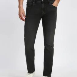 Peter England Grey Cotton Slim Fit Jeans-image-59