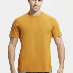 Jockey 2714 Yellow Super Combed Cotton Rich Half Sleeves T-Shirt-image-16