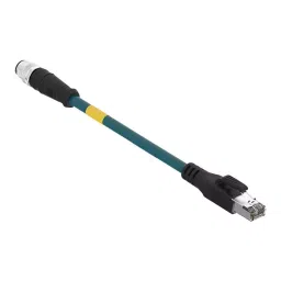 MOLEX Sensor Cable Assemblies SENSOR CORD, 4P M12 PLUG-RJ45 PLUG, 3.3 120108-8450-46