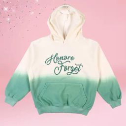 Cutecumber Girls Green Fleece Ombre Sweatshirt-image-62