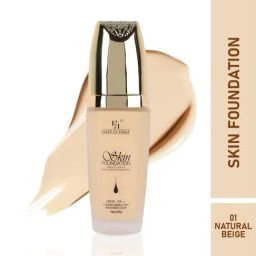 Half N Half Miracle Touch Moisturizing Whitening Skin Foundation SPF50 PA++ 01 Natural Beige - 45 gm-46