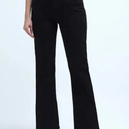 U.S. Polo Assn. Black Cotton Bootcut High Rise Jeans-picture-10