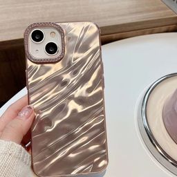 CASE CREATION iPhone 14 Hot Diamond Ring Lens Film Camera Protection Back Case-49
