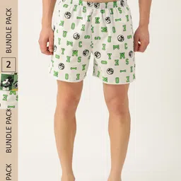 Kook N Keech Men Set of 2 Mickey Printed Cotton Boxers KS22M738-image-38