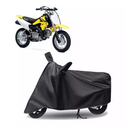 Auto Pearl Polyester Two Wheeler Cover for Suzuki DR-Z50 (Grey)-image-66