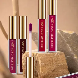 VOZO Set Of 4 Vibrant Matte Liquid Lipstick-4ml Each-101-104-105-106-57