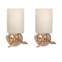 Somil Premium Designer Glass Wall / Night Lamp Elegant & Stylish Dcor Accent for Modern Interiors, color- White, Size:- 19 X 17 X 29 CM-image-60