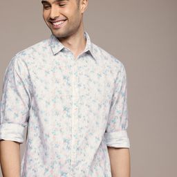 WROGN Printed Comfort Fit Casual Shirt-image-46