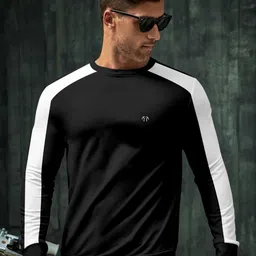 Triptee Men Clourblocked Round Neck Sweatshirt-picture-49