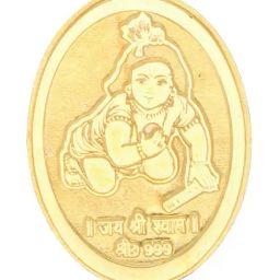 Sri Jagdamba Pearls Lord Krishna 24k (999) 10gm Gold Coin-image-83