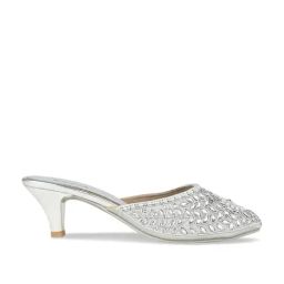 Rocia by Regal Women's Silver Mule Shoes-image-79